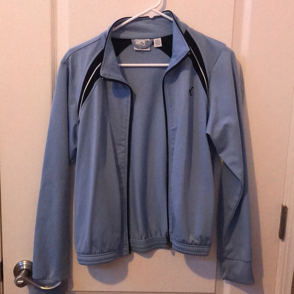 Light Blue Sporty Puma Jacket